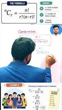 Combination Formula Tricks | Permutation & Combination Basics 🔥|| By Ahmad Sir