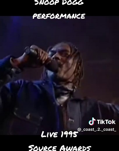 Snoop Dogg Live Performance Source Awards 1995 #snoopdogg #hiphopofthe90s #oldschoolhiphop #liveperformance