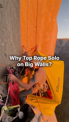 Avant Climbing Innovations on Instagram: "Why top rope solo crux pitches on a big wall? TR soloing lets you rehearse without your partner attending to a belay. While one partner is rehearsing a hard pitch, the other can haul, setup the portaledge, organize gear, or even grab a snack. On a big wall, it is all about time and energy management. Strategic top rope soloing can help with both. (And of course, be sure you aren’t interfering with other parties on route!)"