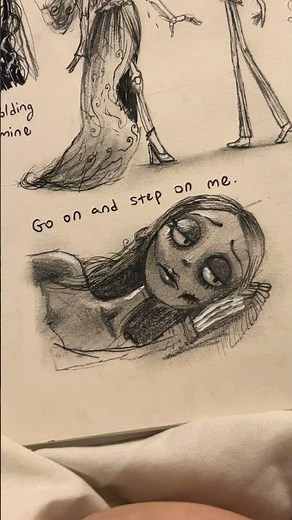 Step on me | 𝓒𝓸𝓻𝓹𝓼𝓮 𝓑𝓻𝓲𝓭𝓮🥀 #corpsebride #lyricsart #creative #art