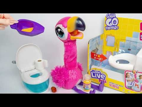 22 Minutes Satisfying with Unboxing Toilet Training Playset ASMR -Gotta Go Flamingo | Review Toys