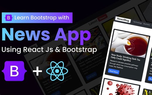 使用 React JS 和 Bootstrap 创建新闻应用程序