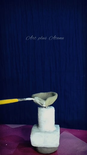 Amazing clay diya making & color 😍 #shorts #diya #clay #art #craft #diwali