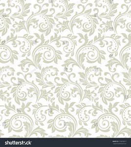 Floral Pattern Wallpaper Baroque Damask Seamless Stock Vector (Royalty Free) 279650813 | Shutterstock