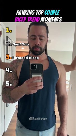 Top Couple Bicep Trend Moments! 💪👩‍❤️‍👨 #shorts