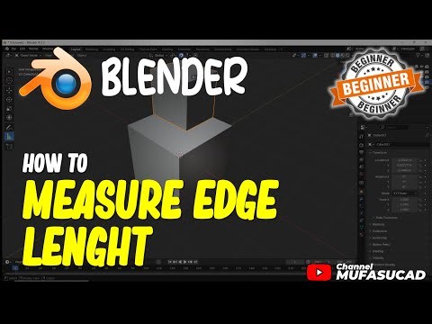 Blender How To Measure Edge Length