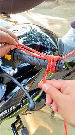 Protection mechanism on motorcycle handle for hand protection