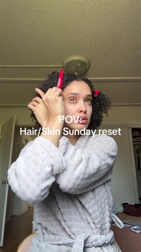 Hair & Skin Sunday Reset with Clarins and Curlsmith