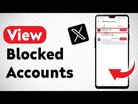 How To View Blocked Accounts In X