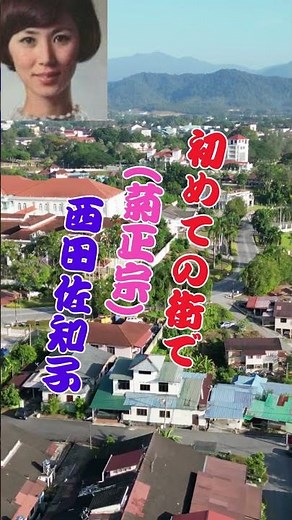 初めての街で(菊正宗)西田佐知子人生の想い出の唄(悲しかった、楽しかった、嬉しかった...当時の想い出)......人生を一緒に楽しみましょう。。 #昭和歌謡 #60歳代 #travel