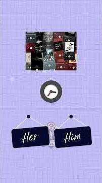 Him and Her Challenge #bfgf #quiz #couplegame #couplequiz