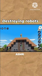This ROBOT Didn’t Survive My Room Smash Experiment 😂 (Minecraft Style) #shorts