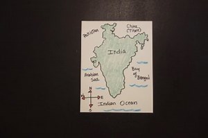 Let's Draw a Map of India (blank)!