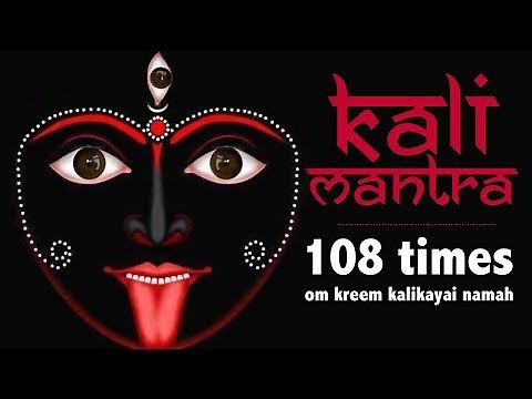Very Powerful KALI MANTRA : Om Kreem Kalikayai Namah | Kali Mantra 108 Times with Lyrics | Kali Maa