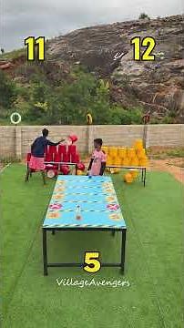 Push the bottle and drop the buckets || Little Champs