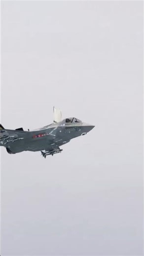 Landing of F-35C lightning on Aircraft carrier