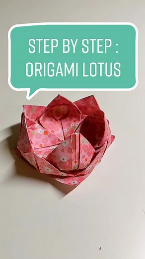 Step by Step Origami Lotus Tutorial