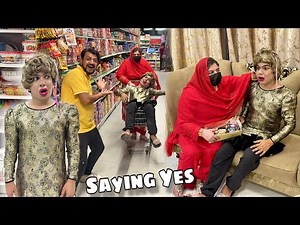 Saying Yes To Mami 😱 Waleed Ko Larki Bana Dea 😂 || Challenge