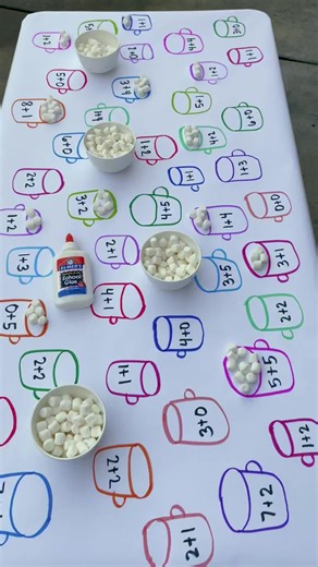 Fun Preschool Math Activity with Marshmallows!