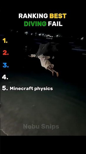 Ranking Best Diving fail 😂