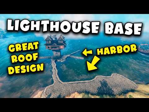 Great Roof Design | Lighthouse Base | VALHEIM