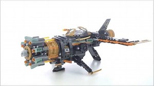 我爱拼乐高：幻影忍者 71736超能爆破飞机