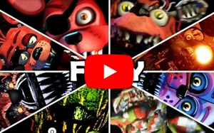 Evolution of Foxy in FNAF (2014-2019)