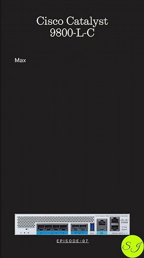 Cisco Catalyst 9800-L-C WLC in just 15 seconds! 🌐 Get a flash tour of its top features and specs