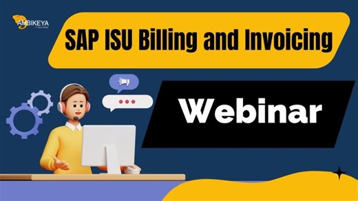 SAP ISU Billing Webinar || Best SAP Training || Ambikeya | SAP Knowledge Hub - Ambikeya