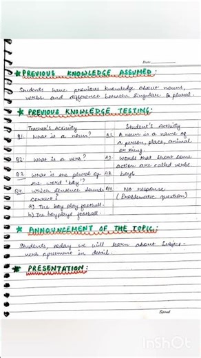 Subject-Verb Agreement Lesson Plan | Easy method #lessonplan #englishgrammar #lessonplanning