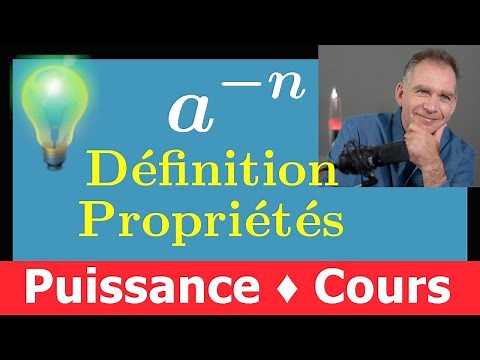 negative power a^(-n) • Calculation rules with a negative exponent • Second year Mathematics course