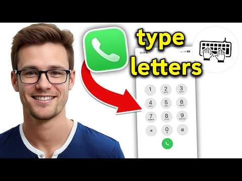 How To Type Letters On iPhone Phone App (WORKING 2026!)