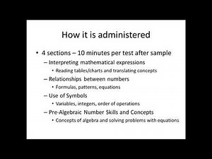 What to Expect on the IAAT (Iowa Algebra Aptitude Test)