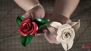 12K views · 329 reactions |  DIY Leather Rose is the perfect...