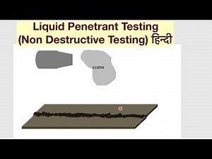 Liquid Penetrant Testing (Non Destructive Testing) हिन्दी