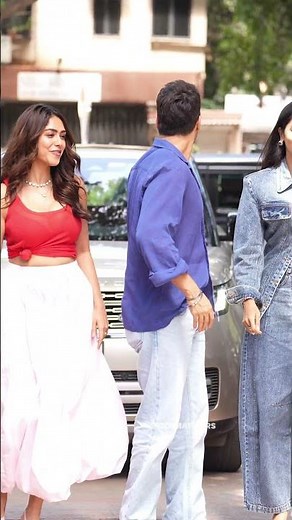 Varun Dhawan, Pooja Hegde aur Mrunal Thakur ✨😍 #VarunDhawan #PoojaHegde #MrunalThakur