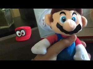 Super Mario odyssey plush unboxing review.
