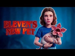 ELEVEN’s New Pet! Demogorgon Puppy | Stranger Things Animation
