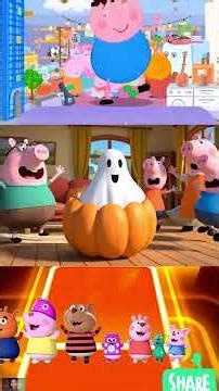 Peppa Pig Dance Transformation 👶 | EDM Cover | Tiles Hop #shorts #peppapig