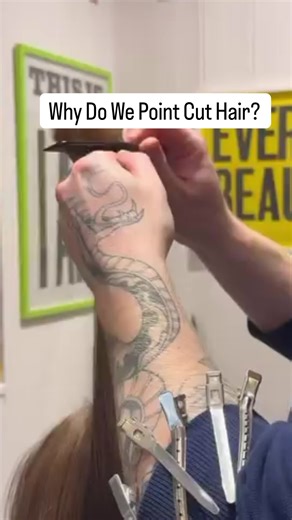 Point cutting is one of those small but mighty techniques that completely transforms a haircut ✂️✨ It’s how we personalise the shape, remove heaviness, and create that effortless flow that makes a cut feel lived-in and seamless. Some stylists love doing this on wet hair… But I’m a dry-point-cutting loyalist 🙋‍♀️ I build the structure while the hair is wet, then once it’s dry, I go in and soften, lighten, and bring the whole look to life. The detail you can see on dry hair is unmatched. What abo