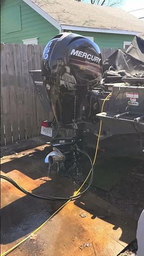 part 2 of starting up mercury 150 4 stroke