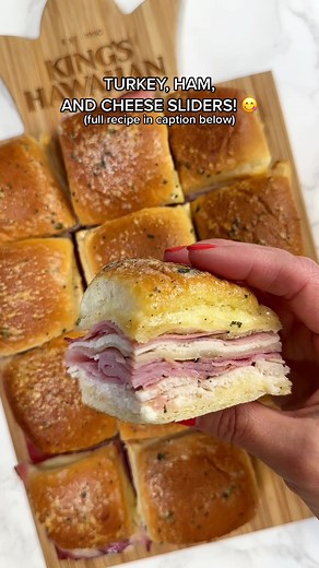 Delicious Turkey, Ham, & Cheese Sliders Recipe