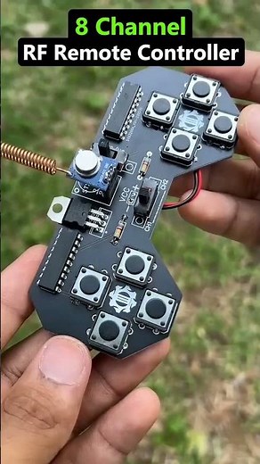 How to make a 8 Channel Transmitter #simple RF Remote control for RC#