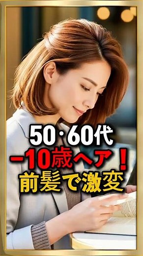 50・60代 前髪を変えるだけ！ 一気に-10歳若見えする4つのポイント