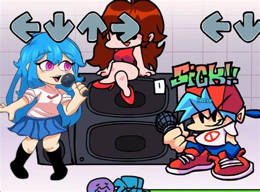 bf的病娇女粉 FNF优质老模组 Sky HD(原版找不到了