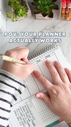 The weekly planning reset that restored my focus 🩵 #keepitsimple #functionalplanning #erincondren