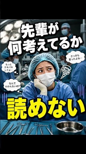 【あなたは大丈夫？】「新人オペナース、コレで詰む」 #看護師 #手術室 #オペ看 #転職