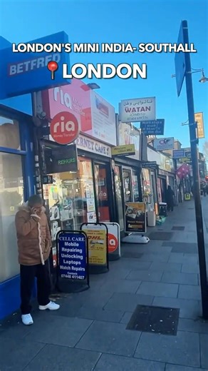 First Time in Southall 🇬🇧 Felt Like India Again😳#Southall #IndianInLondon #LondonLife #DesiAbroad