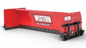 PILE DRIVER™ With TRACE Edge | Pusher Plow | WESTERN