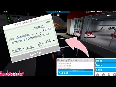 PIZZA DELIVERY MONEY GLITCH | WELCOME TO BLOXBURG
